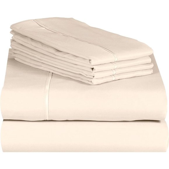 New 6 PC Hotel SoftSheet Deep Set  Pockets 18" Eco Friendly Wrinkle Free… - Picture 1 of 8